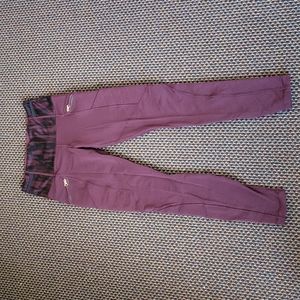 Lululemon Burgundy Leggings